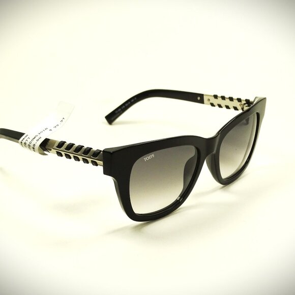 TOD'S Rectangular TO0200 01B Black/Palladium 53mm 200 Sunglasses - Picture 3 of 8